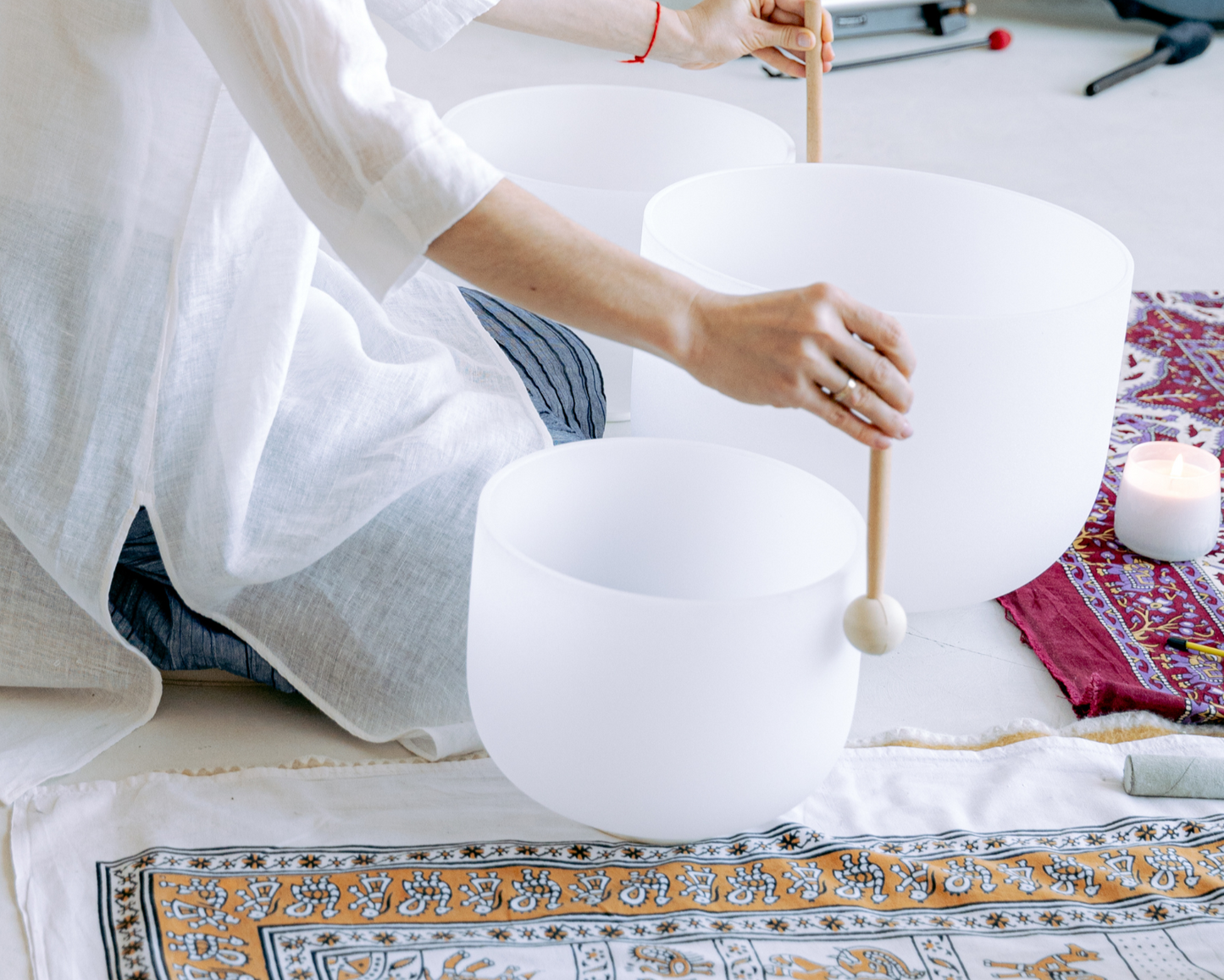 15 minute Grounding Bowls Session